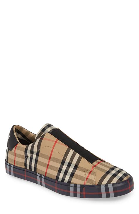 burberry slip ons men's|Burberry Slip.